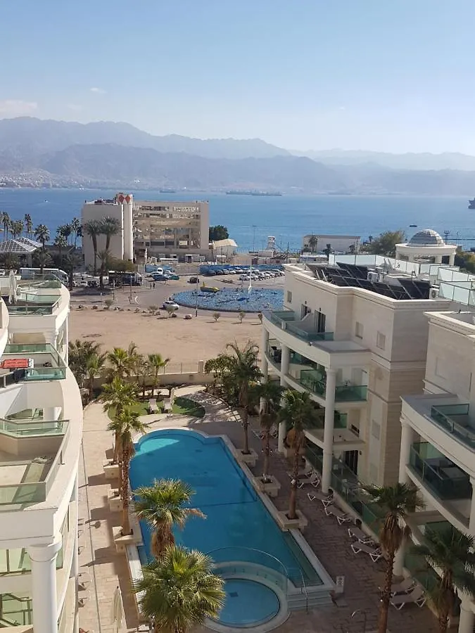 דירה אילת La-Palmore Luxury Apart-Residense Resort First Line Seaside